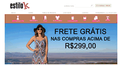 Desktop Screenshot of lojasestilok.com.br